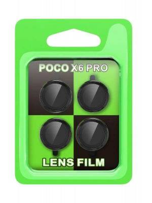Newface Xiaomi Poco X6 Pro Raze Metal Kamera Lens - Siyah