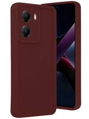Newface Xiaomi Poco X7 Pro Viera Silikon - Bordo
