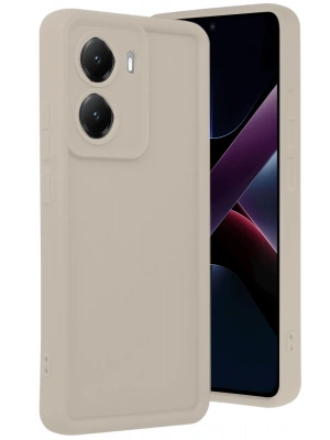 Newface Xiaomi Poco X7 Pro Viera Silikon - Krem