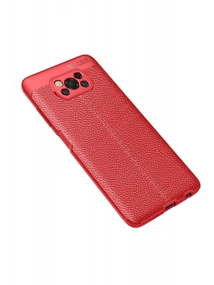 Newface Xiaomi Pocophone X3 Kılıf Auto Focus Kapak - Kırmızı