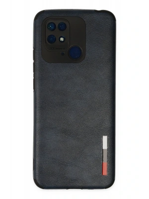 Newface Xiaomi Redmi 10C Kılıf Loop Deri Silikon - Lacivert