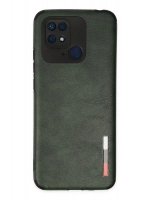 Newface Xiaomi Redmi 10C Kılıf Loop Deri Silikon - Yeşil