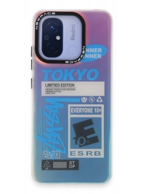 Newface Xiaomi Redmi 12C Kılıf Estoril Desenli Kapak - Estoril - 1