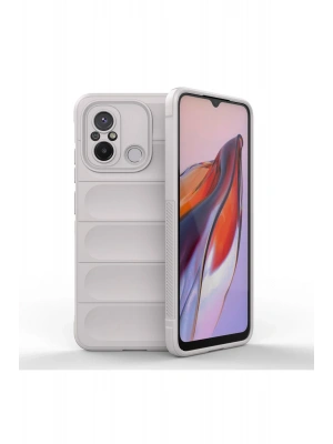 Newface Xiaomi Redmi 12C Kılıf Optimum Silikon - Krem