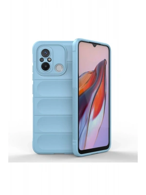 Newface Xiaomi Redmi 12C Kılıf Optimum Silikon - Sky Blue