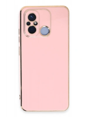 Newface Xiaomi Redmi 12C Kılıf Volet Silikon - Pembe