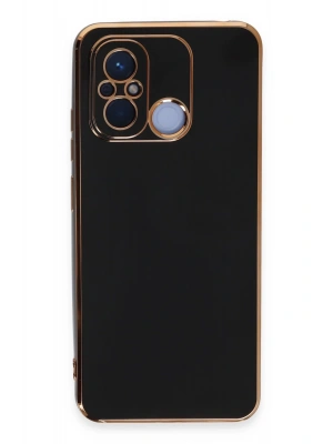 Newface Xiaomi Redmi 12C Kılıf Volet Silikon - Siyah