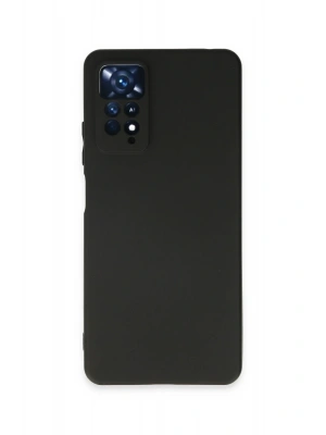 Newface Xiaomi Redmi Note 11 Kılıf First Silikon - Siyah