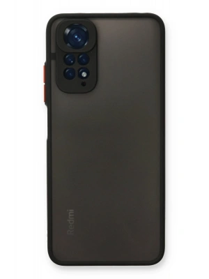 Newface Xiaomi Redmi Note 11 Kılıf Montreal Silikon Kapak - Siyah