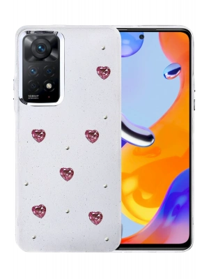 Newface Xiaomi Redmi Note 11 Pro Fiyonk Desenli Kapak - Desen 3