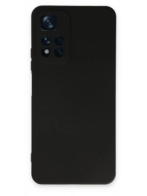 Newface Xiaomi Redmi Note 11 Pro Plus 5G Kılıf Nano içi Kadife Silikon - Siyah