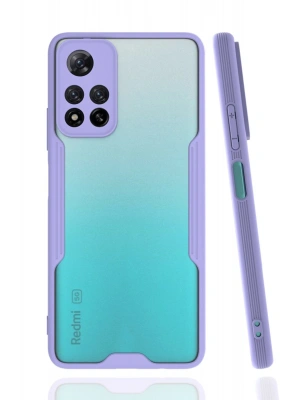 Newface Xiaomi Redmi Note 11 Pro Plus 5G Kılıf Platin Silikon - Lila