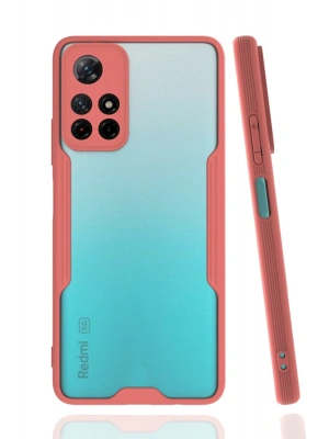 Newface Xiaomi Redmi Note 11T Kılıf Platin Silikon - Pembe