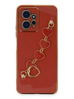 Newface Xiaomi Redmi Note 12 4G Kılıf Esila Silikon - Kırmızı