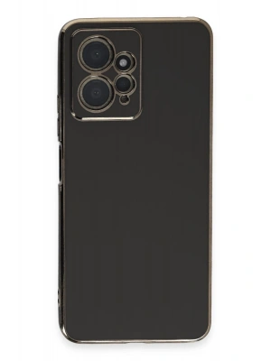 Newface Xiaomi Redmi Note 12 4G Kılıf Volet Silikon - Siyah