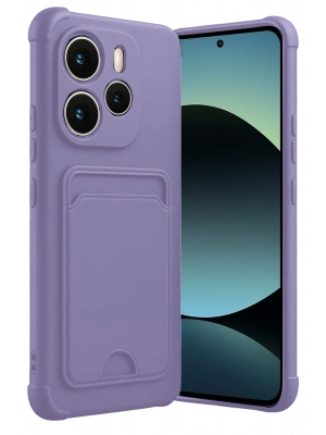 Newface Xiaomi Redmi Note 14 4G Kelvin Kartvizitli Silikon - Lila