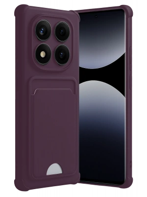 Newface Xiaomi Redmi Note 14 Pro 5G Kelvin Kartvizitli Silikon - Derin Mor