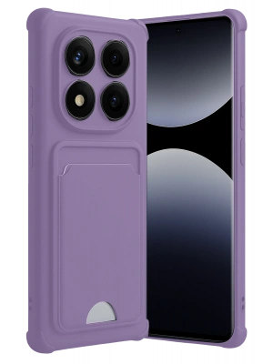 Newface Xiaomi Redmi Note 14 Pro Plus Kelvin Kartvizitli Silikon - Lila