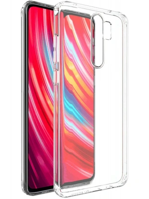 Newface Xiaomi Redmi Note 8 Pro Kılıf Lüx Şeffaf Silikon