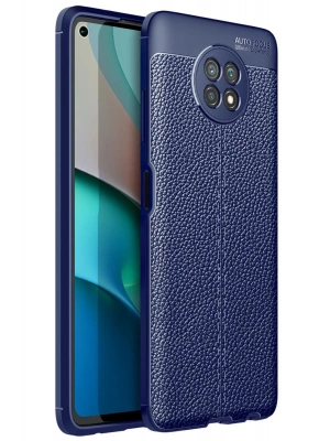 Newface Xiaomi Redmi Note 9 5G Kılıf Auto Focus Kapak - Lacivert