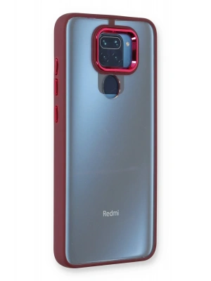 Newface Xiaomi Redmi Note 9 Kılıf Dora Kapak - Kırmızı