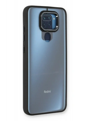 Newface Xiaomi Redmi Note 9 Kılıf Dora Kapak - Siyah