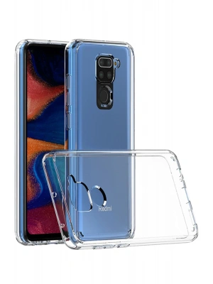 Newface Xiaomi Redmi Note 9 Kılıf Lüx Şeffaf Silikon - Şeffaf