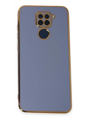 Newface Xiaomi Redmi Note 9 Kılıf Volet Silikon - Mavi