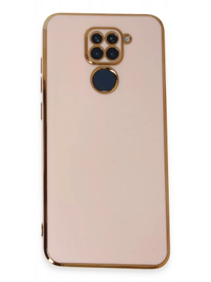 Newface Xiaomi Redmi Note 9 Kılıf Volet Silikon - Pembe