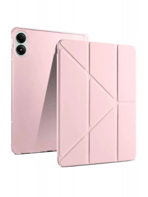 Newface Xiaomi Redmi Pad Pro 12.1 Kılıf Kalemlikli Mars Tablet Kılıfı - Rose Gold