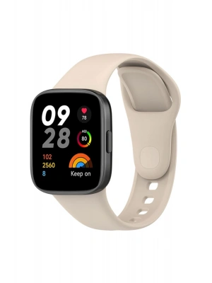 Newface Xiaomi Redmi Watch 3 Klasik Kordon - Bej