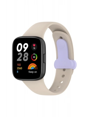 Newface Xiaomi Redmi Watch 3 Origin Silikon Kordon - Bej