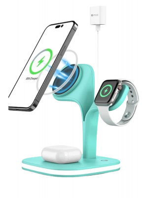 Newface YM-UD22 Kablosuz Şarj Masaüstü Set - Yeşil