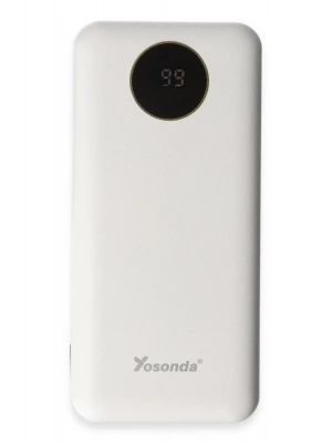 Yosonda A70 4in1 30.000 mAh Powerbank - Beyaz