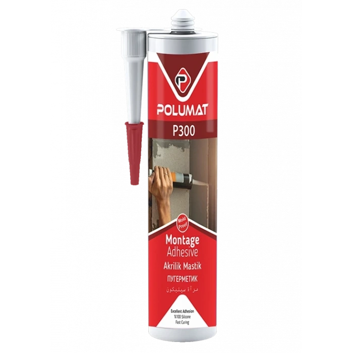 Polumat P300 Akrilik Mastik 450 gr (Beyaz)
