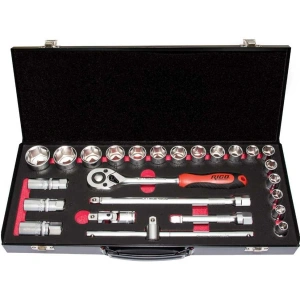 Rico 25 Parça 1/2 6 Köşe Lokma Seti (Vidalı Tip)