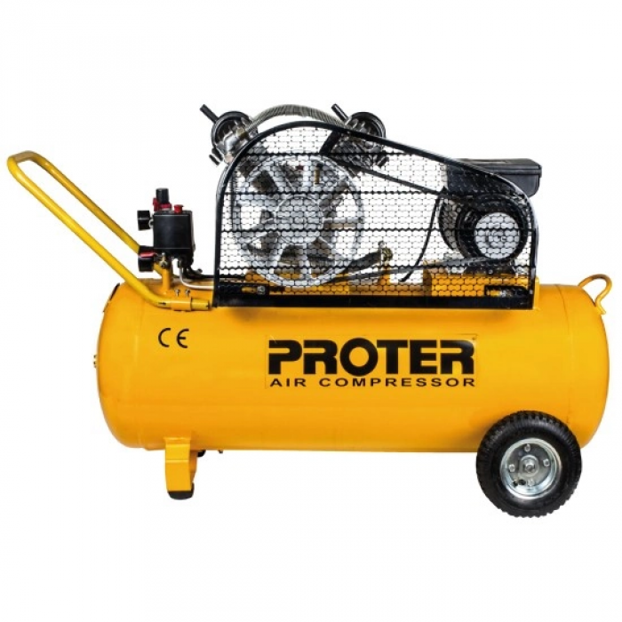 Pr 103 Proter PR 103 YL 100 LT 3 HP Yağlı Hava Kompresörü – 250 Lt/Dk 8 Bar ...