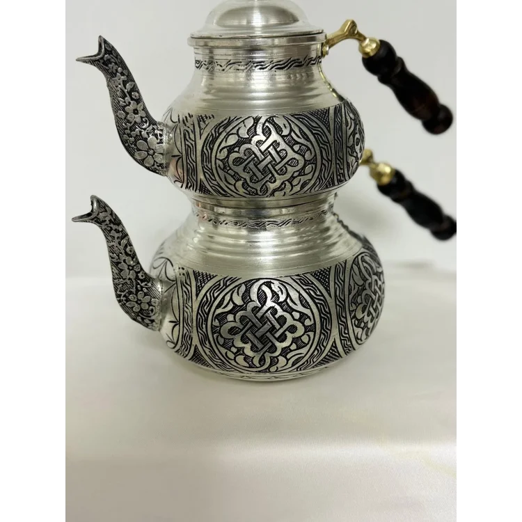 Çaydanlık İşlemeli Model 1 Kalaylı