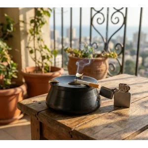 Bakır El Yapımı Küllük Model 2