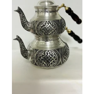 Çaydanlık İşlemeli Model 1 Kalaylı