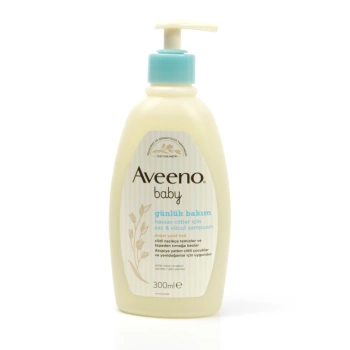 Aveeno Baby Günlük Bakım Hassas Ciltler İçin Saç & Vücut Şampuanı 300ml