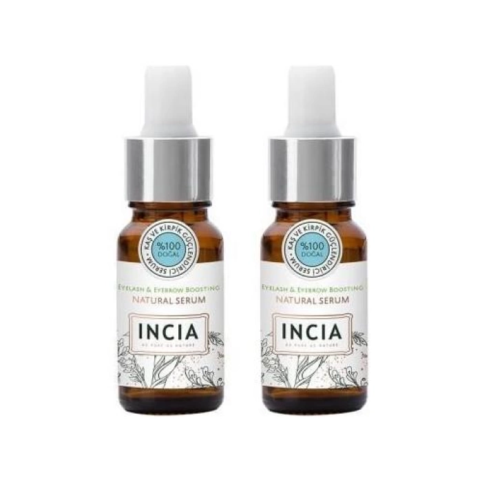 Incia Kaş Kirpik Güçlendirici Serum 2 li Paket 10 ML x 2