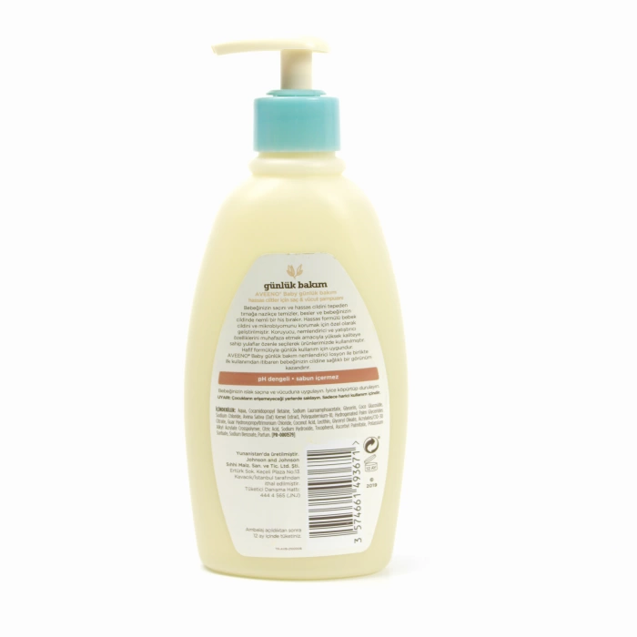Aveeno Baby Günlük Bakım Hassas Ciltler İçin Saç & Vücut Şampuanı 300ml