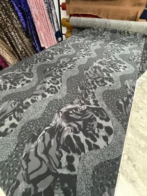Dijital Baskılı İpek Kupra
