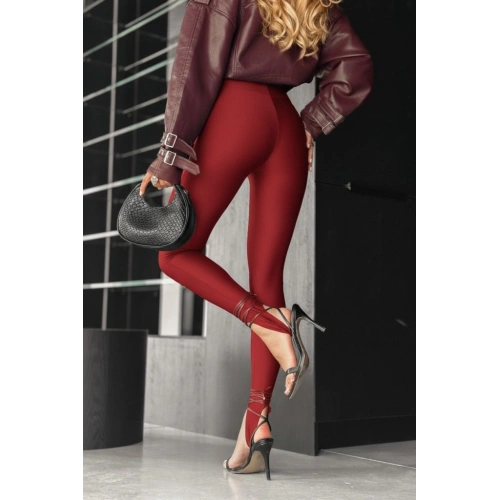 Kadın Yüksek Bel Topuk Altından Geçmeli Dalgıç Tayt