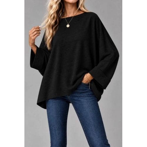 Oversize Yarasa Kol Bluz
