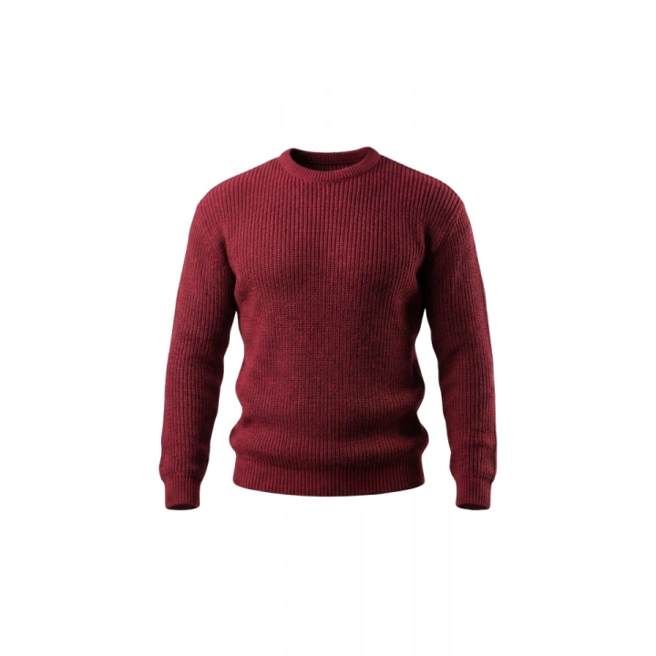 Erkek Bisiklet Yaka Örme Kazak