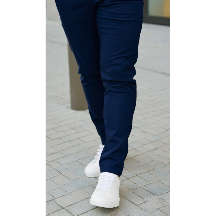 Erkek Cepli Slimfit Atlas Pantolon