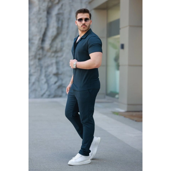 Erkek Ottoman Kumaş Pantolon Gömlek Takım