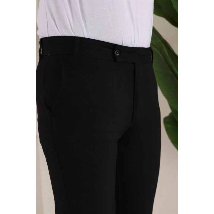 Erkek Slim Fit Dilli Kumaş Pantolon